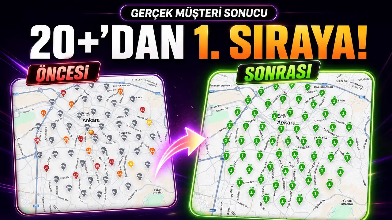 Video afişi — Google Haritalar'da üst sıraya çıkmak anlatımı